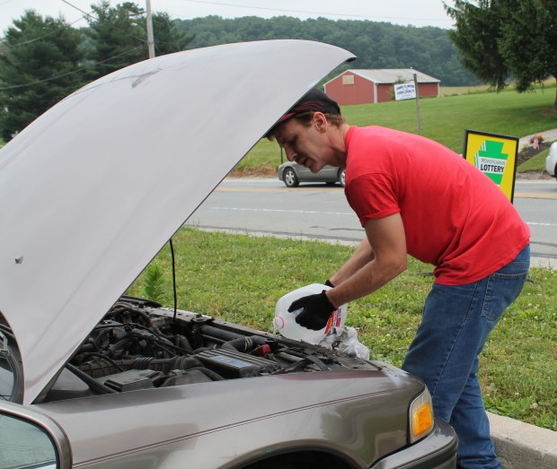 One nice deed completed for this guy, on his way home from second shift.