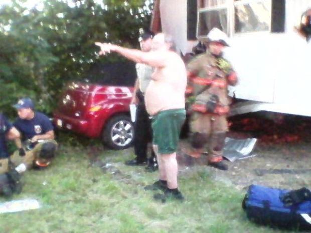 Dover Fire Department clearing the scene