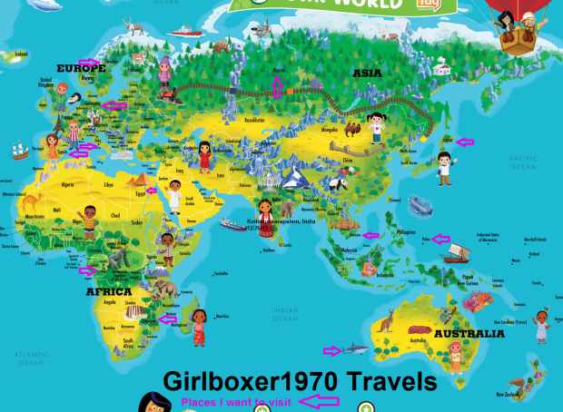Girlboxer1970 Visits Map