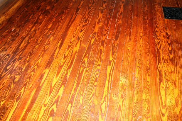 Beautiful original floor that I never expected to see on the second floor@