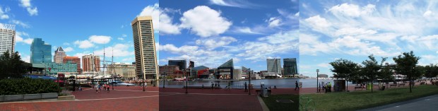 The harbor in three shots