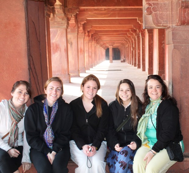 At the Abandoned City in Agra.