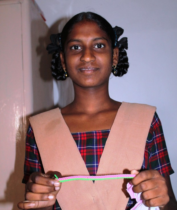 Geetha and her gimp cord