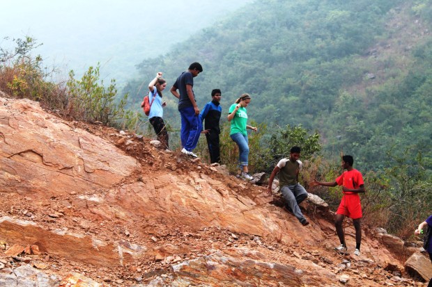 Taking the easier way back down