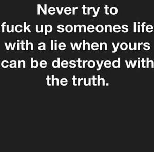 From Esther's Facebook page. What other "truths" could she be hiding?!