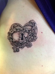 Notice the key spells out Levi's initials.